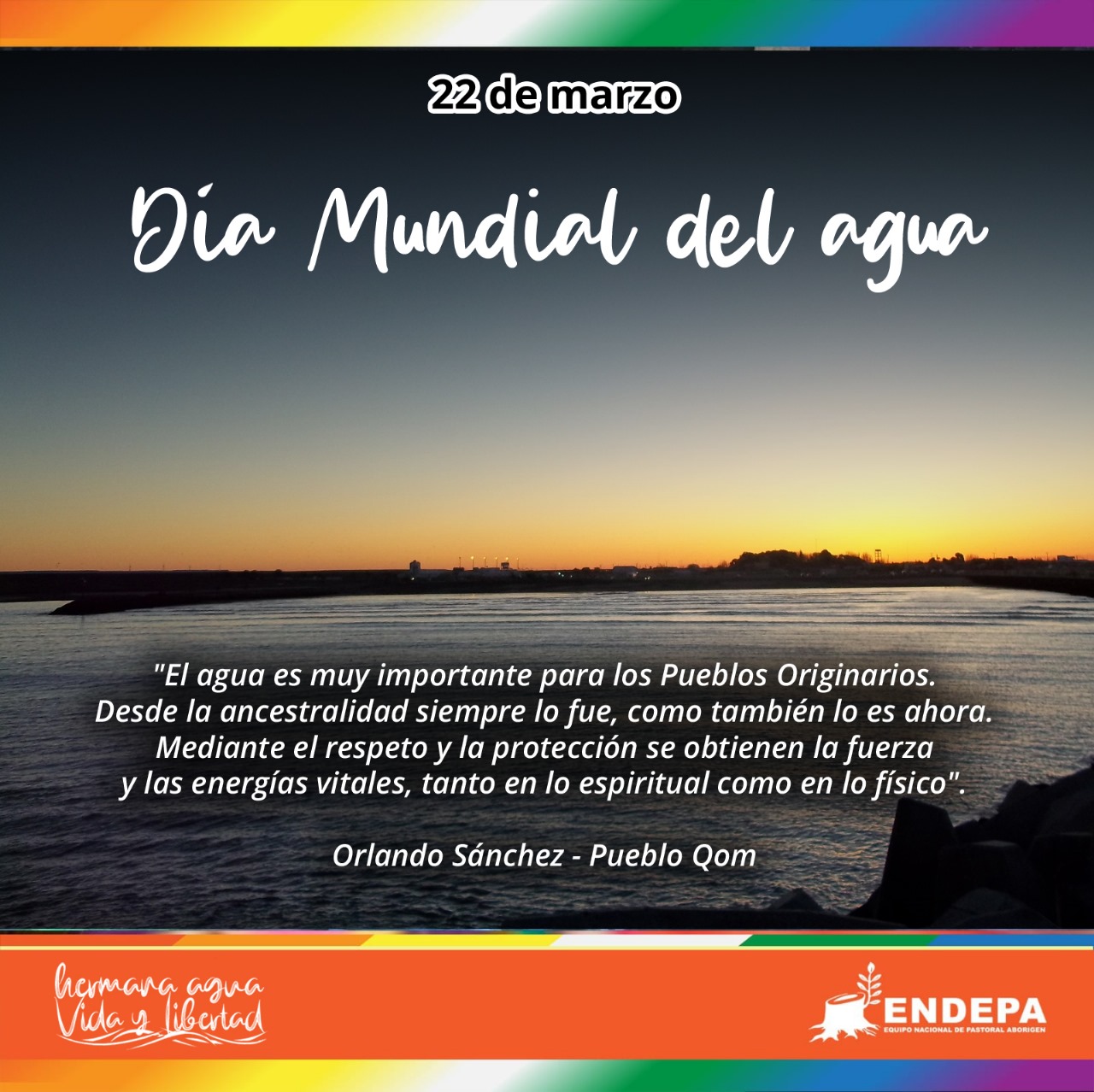22 de marzo – Día Mundial del Agua – ENDEPA